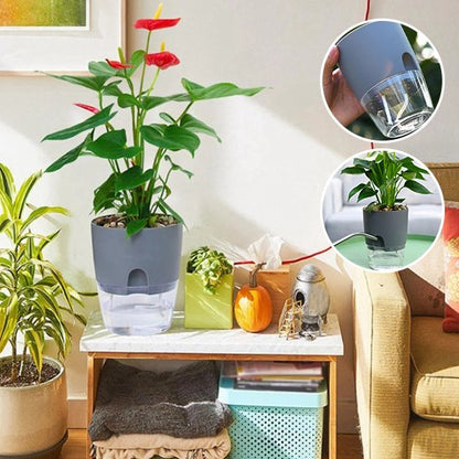 Pot de fleur drainage adapte FlowerWater