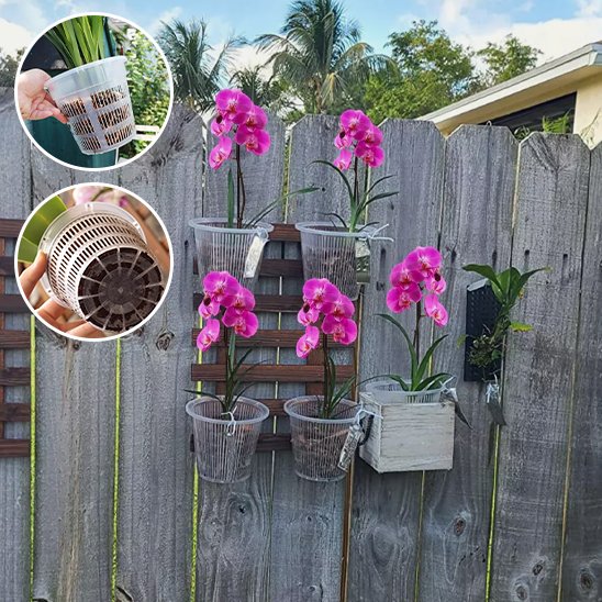 Pot de fleur habitat naturel Orchidys