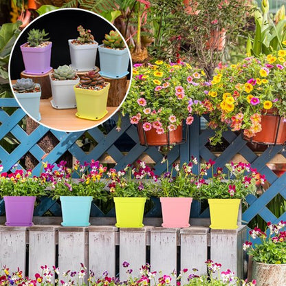 pot de fleur colore fonctionnel Squar'Pot